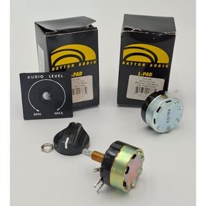 Dayton Audio L-Pad 8 Ohm Mixed Electronics Parts Lot Pots Fan Fuses NOS